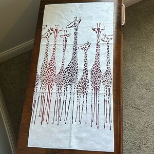 GIRAFFE Hand Towel Cotton Brand New